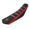 Full Grip Mx Seat Cover Black Red White