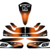 Kit déco karting Reckless Orange 3