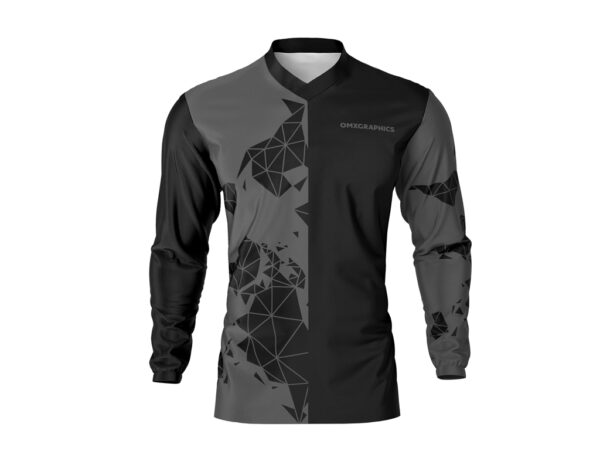 Maillot motocross Unite Gris Noir