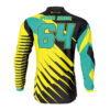 Motocross Jersey Arrow Yellowe Back
