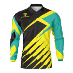 Motocross Jersey Arrow Yellowe Front