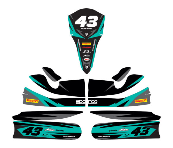 Kit déco karting Addict 3