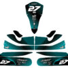 Kit déco karting Apex Teal 3