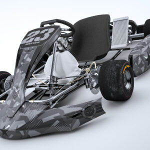 Kit déco karting Army Gris