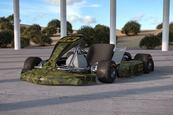 Kit déco karting Army Promo