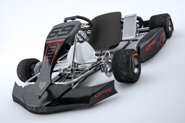 Kit déco karting Avenger Noir Rouge