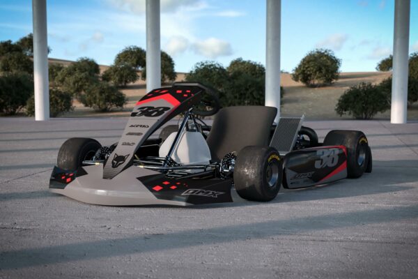 Kit déco karting Blast Noir Promo