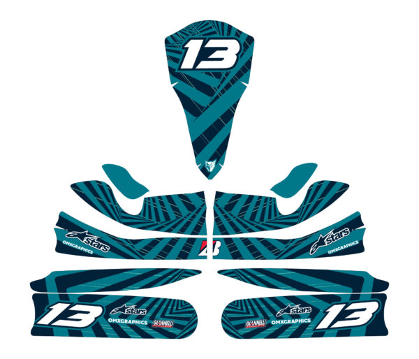 Kit déco karting Blitz 3