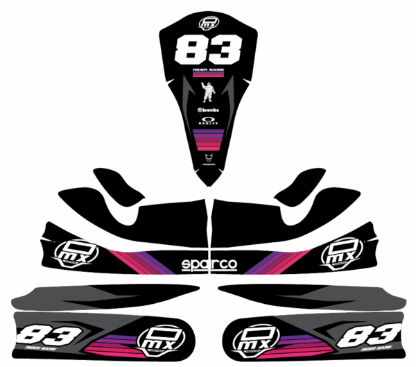 Kit déco karting Charge 3