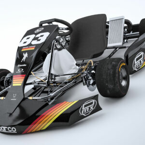 Kit déco karting Charge Noir Orange