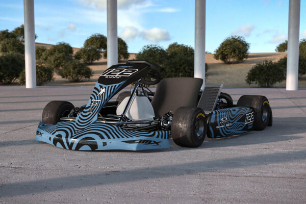 Kit déco karting Chimera Bleu Promo