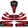 Kit déco karting Chimera Rouge 3