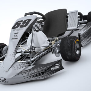 Kit déco karting Comet Gris