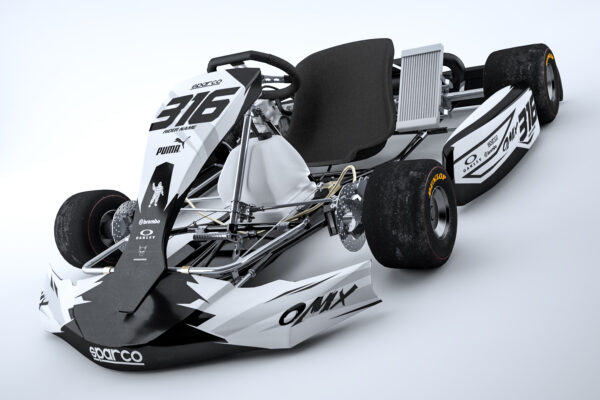 Kit déco karting Creed Blanc Noir