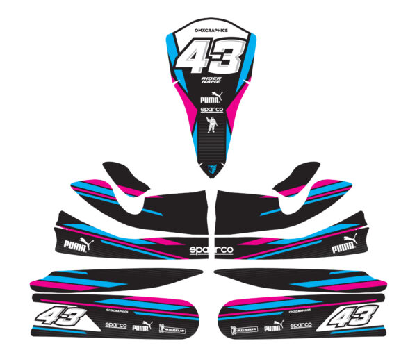 Kit déco karting Crusher 3