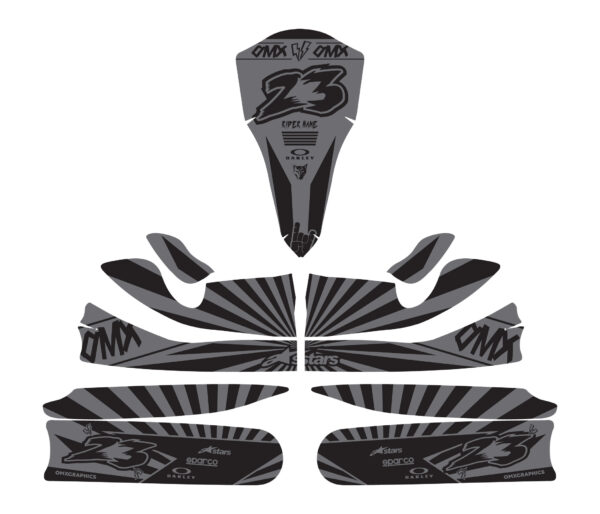 Kit déco karting Furious 3
