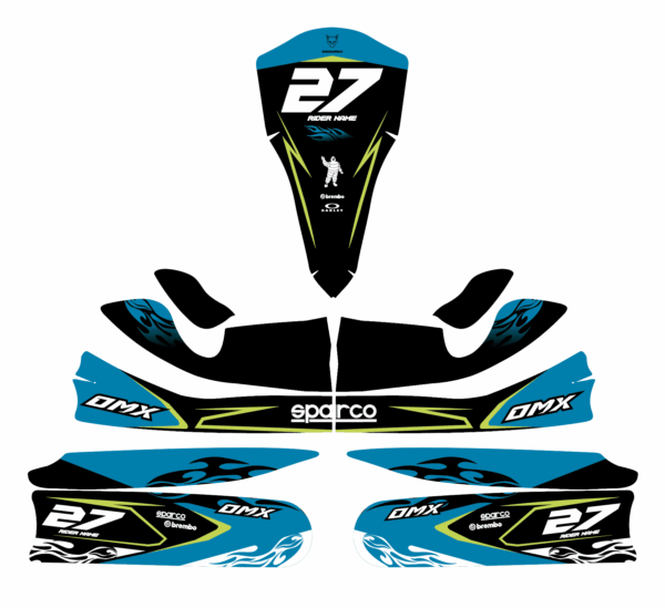 Kit déco karting Fury Layout