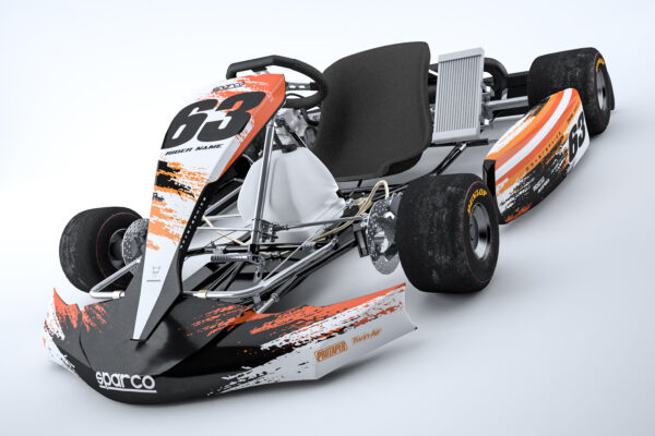 Kit déco karting Hangout Orange