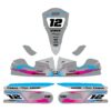 Kit déco karting Imapct Gris 3