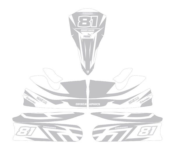 Kit déco karting Inferno 3