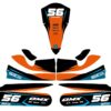 Kit déco karting Instinct Orange 3