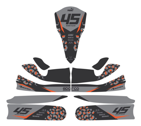 Kit déco karting Jag 3