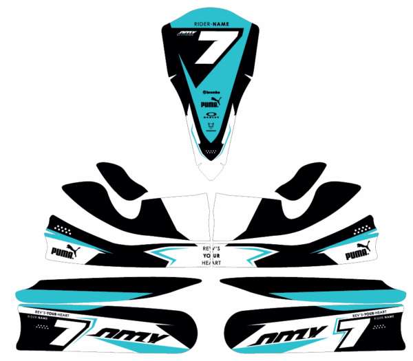 Kit déco karting Katana 3