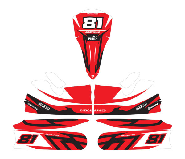 Kit déco karting Klutch 3