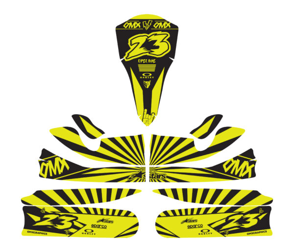 Kit déco karting Lightning 3