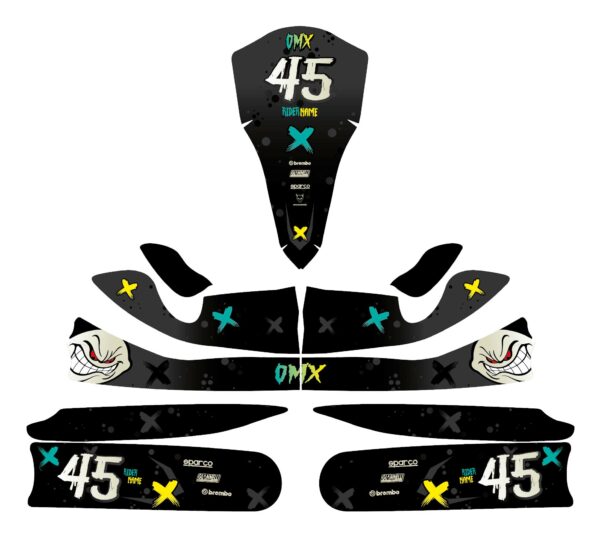 Kit déco karting MAD X 3
