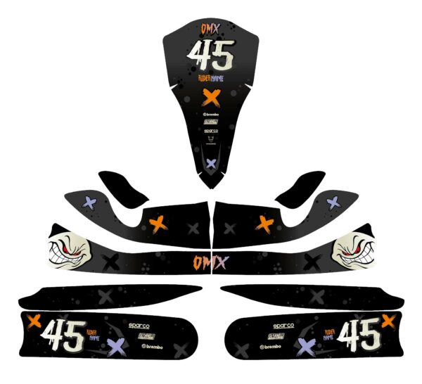 Kit déco karting MAD X2 3