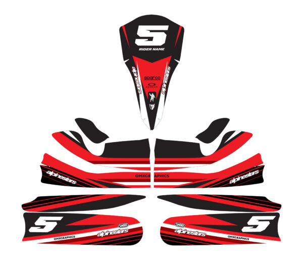 Kit déco karting Maniac 3