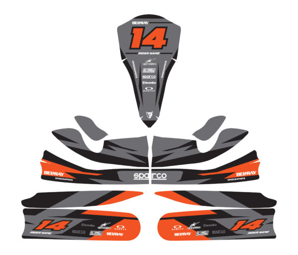 Kit déco karting Nitro 3