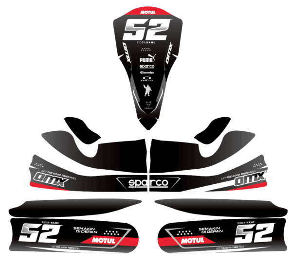 Kit déco karting Ominous 3