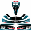 Kit déco karting Ominous Bleu 3