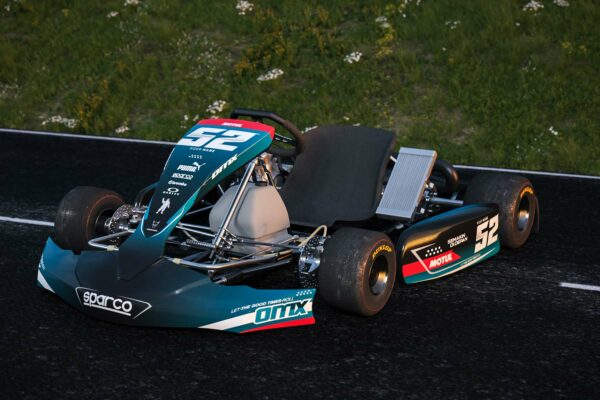 Kit déco karting Ominous Bleu Promo