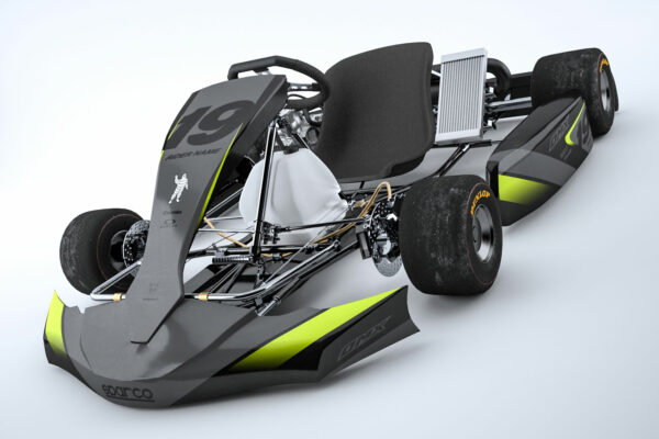 Kit déco karting Phantom Gris