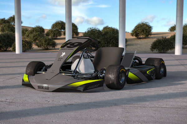 Kit déco karting Phantom Gris Promo