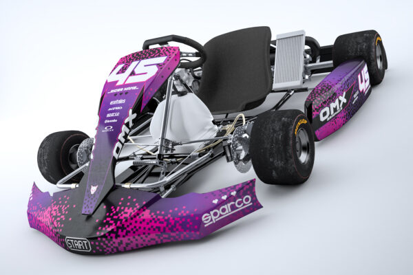 Kit déco karting Pixel Pink