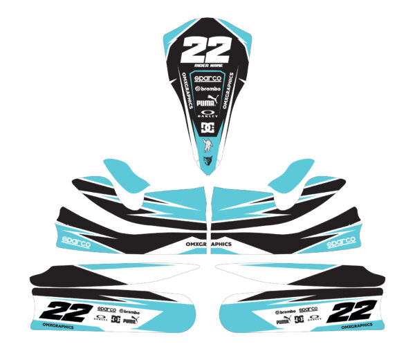 Kit déco karting Power 3