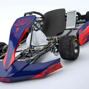 Kit déco karting Punch Bleu