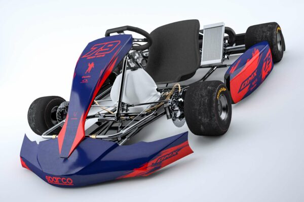 Kit déco karting Punch Bleu