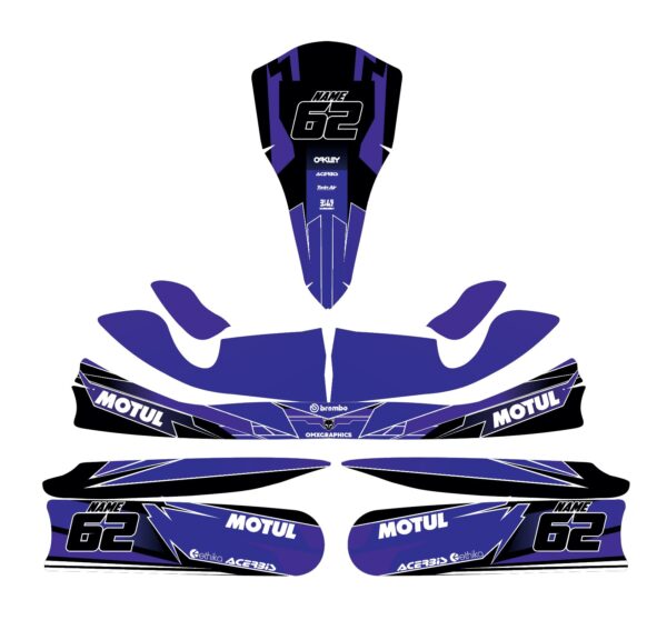 Kit déco karting Purple Haze 3