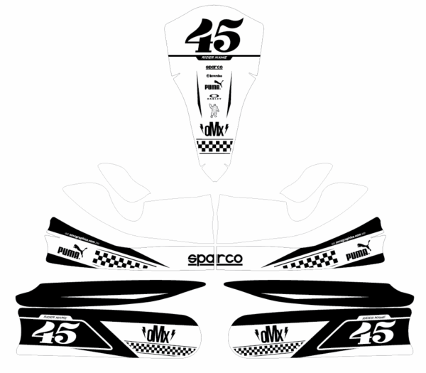Kit déco karting Race 3