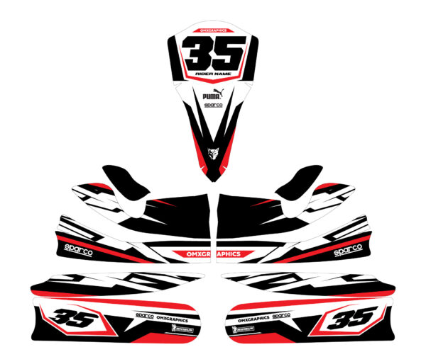 Kit déco karting Razor 3