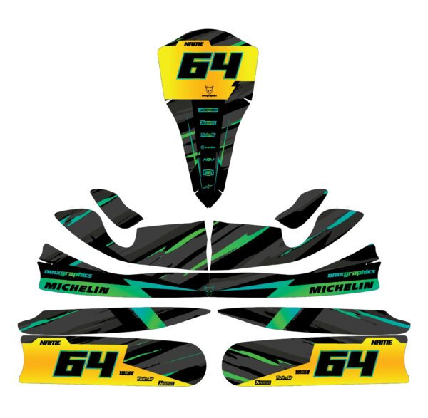 Kit déco karting Rhyme 3