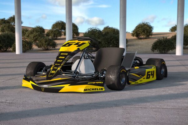 Kit déco karting Rhyme Jaune Promo