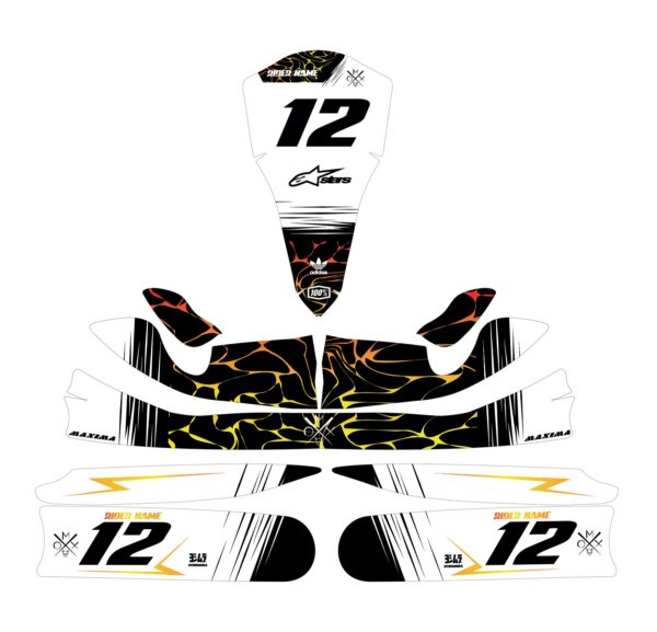 Kit déco karting Rival 3