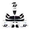 Kit déco karting Rival Bleu 3