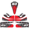 Kit déco karting Siberian Rouge 3